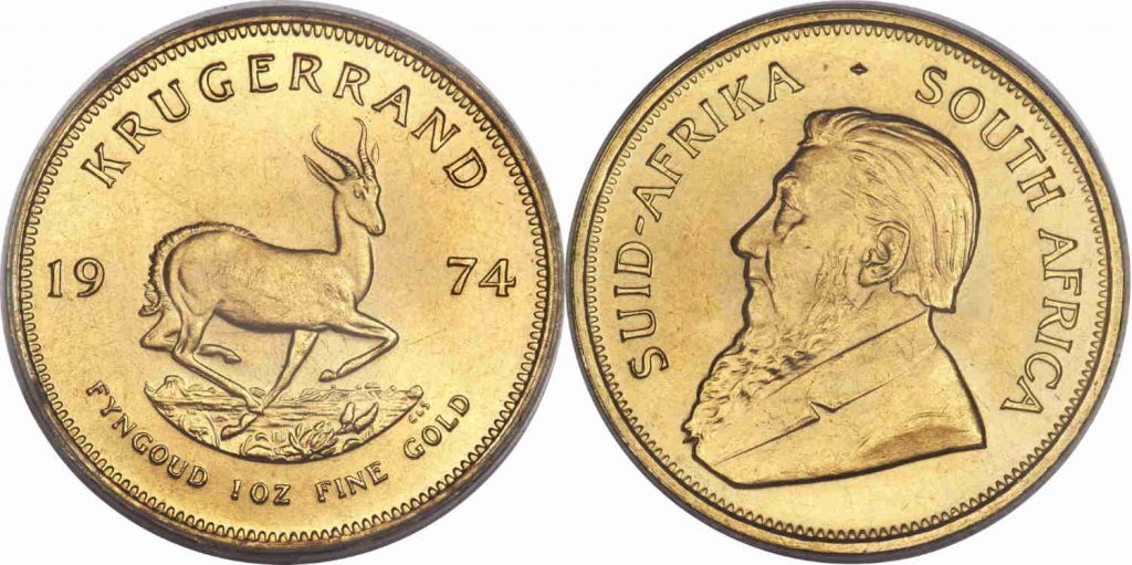 Compramos monedas de oro Krugerrand